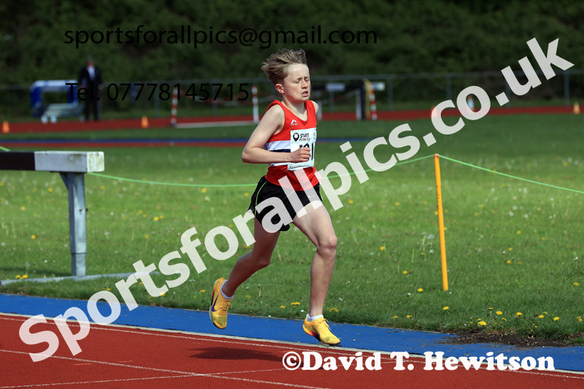 800 metres, 2026 North Eastern Track and Field Champs, Shildon, County Durham. Photo: David T. Hewitson/Sports for All Pics